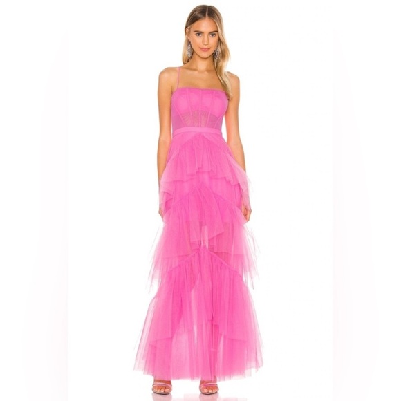 BCBG Tulle Corset Gown - Picture 1 of 11